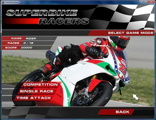 تحميل لعبة الدراجات النارية سوبر بايك للكمبيوتر مجاناً Superbike Racers Game PC free download