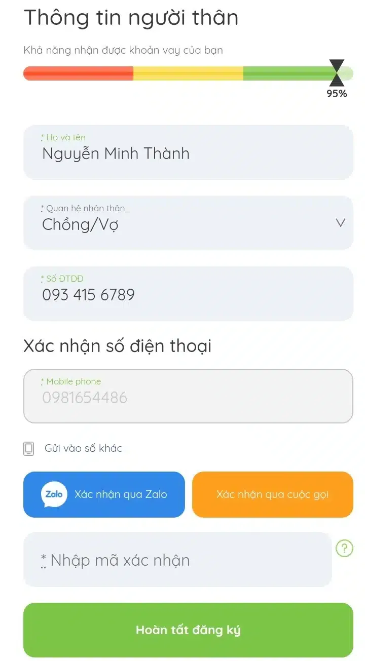 hướng dẫn vay tiền nhanh doctordong