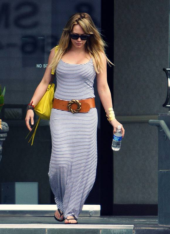 hilary duff tattoo. Hilary Duff | Stepped out to a