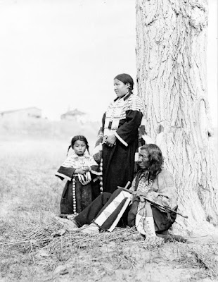 Native American Father and Family