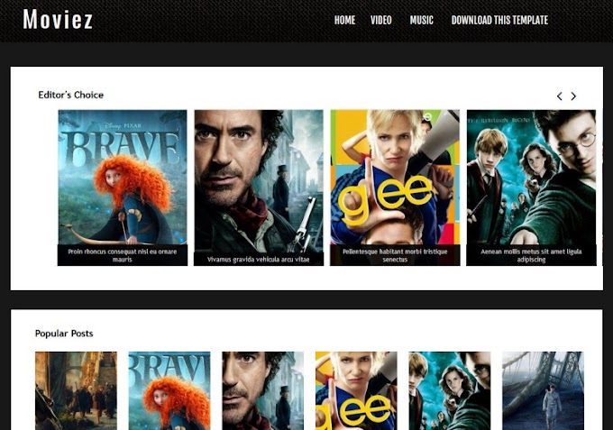 Moviez Movie Blogger Template Free Download 2020