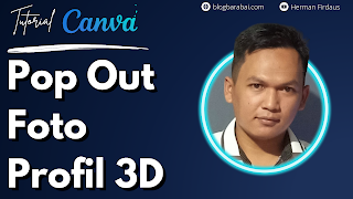 Pop Out Effect canva