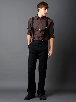 suspenders fashion men. than a man in suspenders,