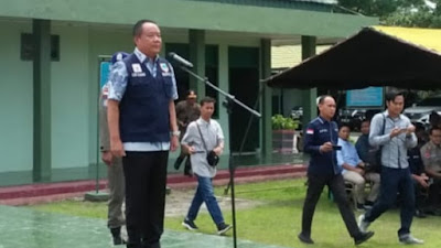 Upacara Pembukaan Pelatihan Pol PP se Kabupaten Lahat Tahun 2022