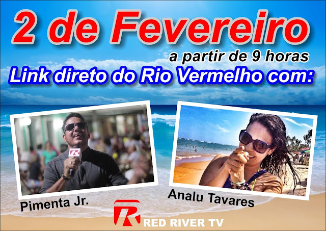 Red River TV ao vivo na Festa para Iemanjá