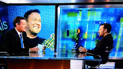 Piers Morgan and Ricky Gervais, CNN