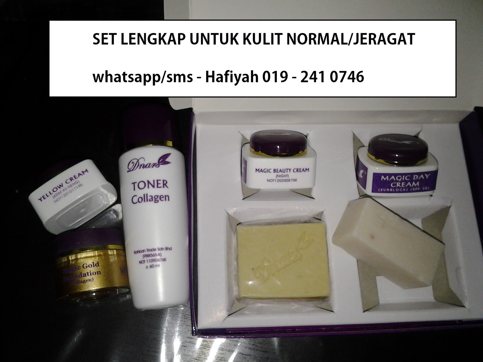 Nur Beauty  Kamal Herbs: Dnars Skincare - Set untuk kulit 