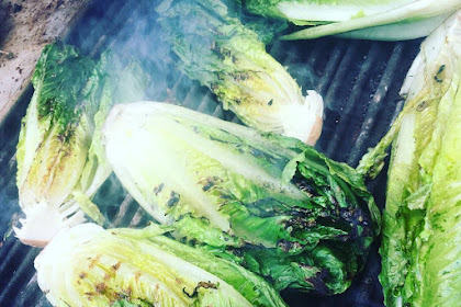 Recipe for Grill romaine lettuce Hearts