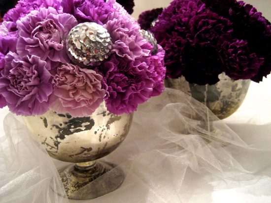 Carnations Wedding Centerpiece