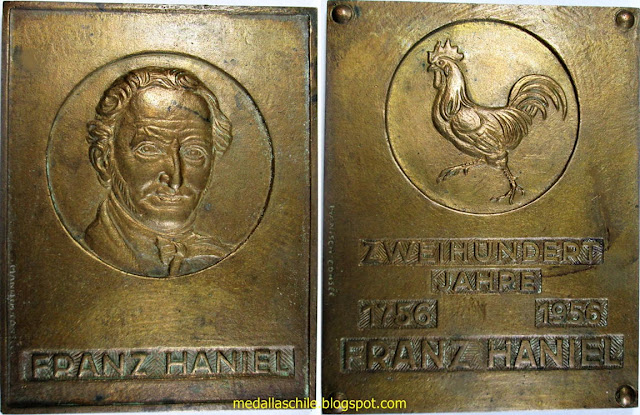 Plaqueta Empresa Franz Haniel Alemania Comercio