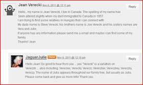 Vereczki Reader Comments