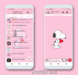 Dog on Love Theme For YOWhatsApp & Fouad WhatsApp By Natalia luz