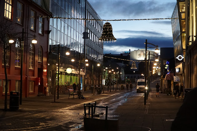 Reykjavik at night