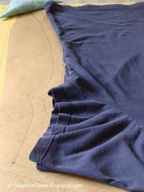 trace around an existing shirt to make your own shirt pattern