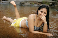 Amrutha, valli, ever, hot, milky, asset, show, red, bikini