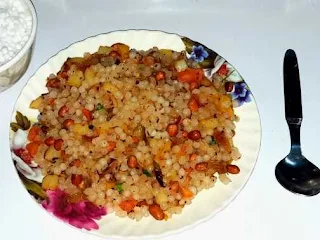 Sabudana khichdi ,sabudana upma ,Nonsticky sabudana khichdi, Vrat Recipe