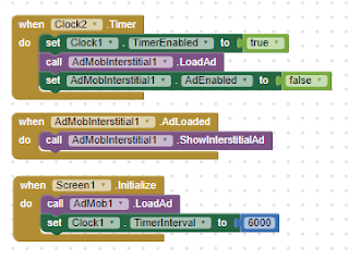 pasang admob di app inventor