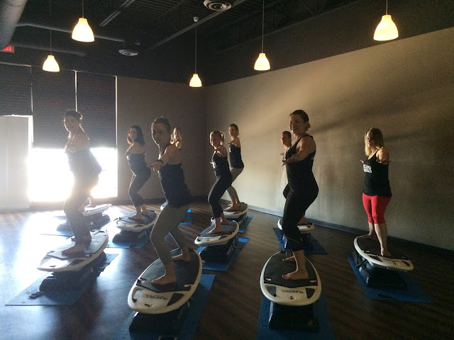 Surf Set class at Illume Hot Yoga YYC