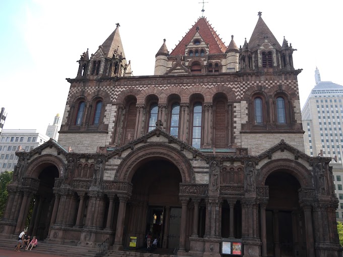波士頓市中心Copley Square|三一堂|波士頓公共圖書館|約翰·漢考克大廈