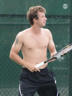 Philipp Kohlschreiber Shirtless at Cincinnati Open 2009