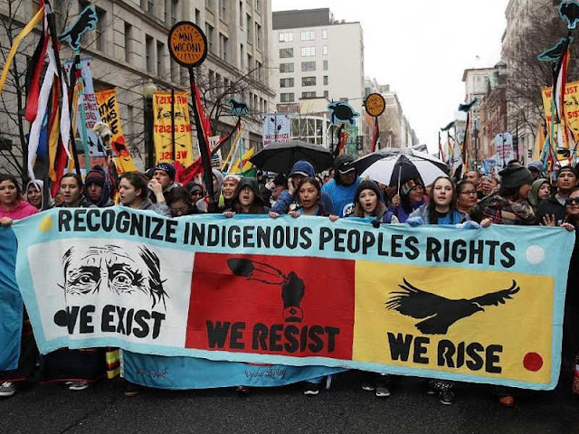 Indigenous Peoples Stage Solidarity March on Washington