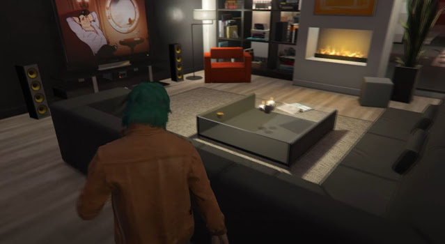 GTA 5 Online Mansion / Luxury Home Property Living Room