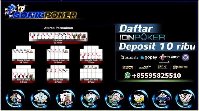 Game IDN Poker Capsa Susun Terbaik