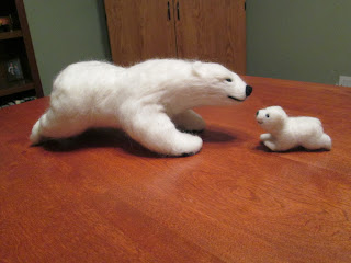 pose-able needle felted animal