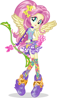 MLP Equestria Girls Friendship Games Fluttershy Archery Stock Image