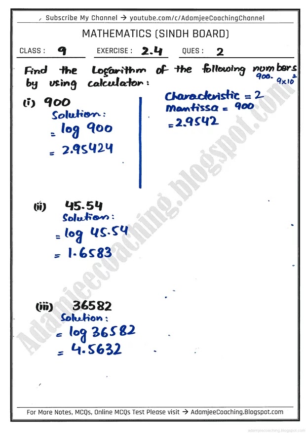 logarithms-exercise-2-4-mathematics-9th