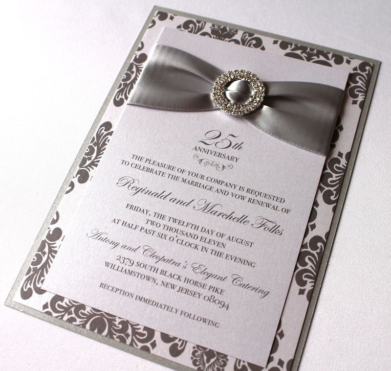 44+ Silver Wedding Anniversary Invitation Designs