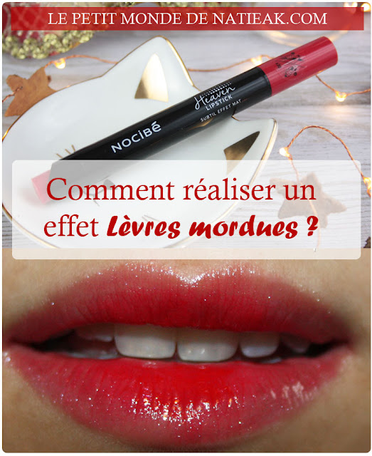 Heaven Lipstick de Nocibé :  L'effet mat en version Take in red
