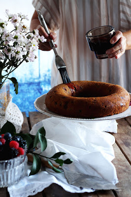 receta Bizcocho de galletas y frutos rojos  kidsandchic