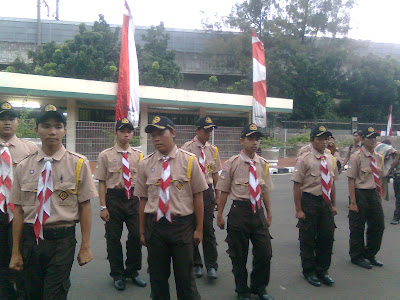 Lomba Pramuka di Istiqlal , Jakarta Pusat - Pramuka MAN 6 Jakarta