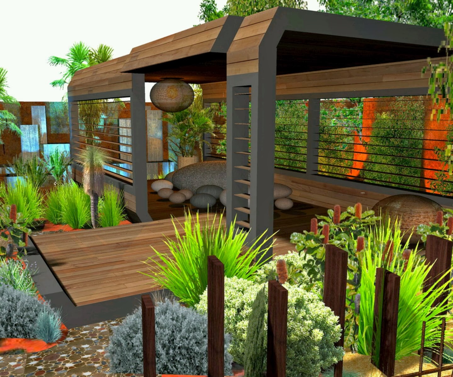  Koleksi  Taman Cantik  Untuk Rumah  Minimalis Update Desain 