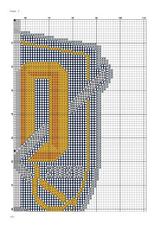 Buffalo Sabres logo cross stitch pattern - Tango Stitch