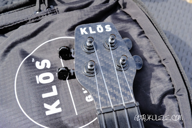 Klōs All Carbon Tenor Ukulele headstock