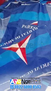 tempat-bikin-bendera-parati-demokrat-murah