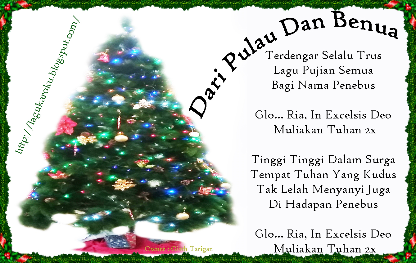 10 Ide Note Lagu Natal Dari Pulau Dan Benua Zee Blog S