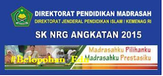 Cek SK NRG Lulusan PLPG 2015 Kemenag RI