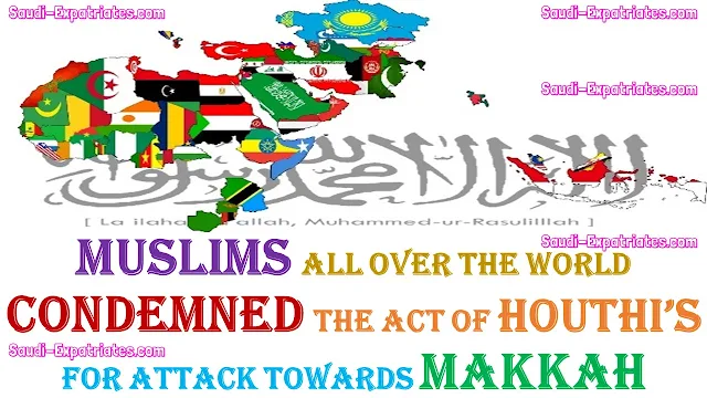 ONE BILLION MUSLIMS CONDEMNED THE ACT OF HOUTHIS