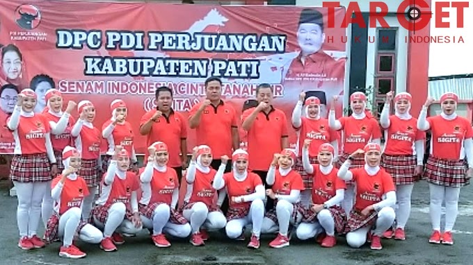 DPC PDI Perjuang Pati, Ikuti Gelar Lomba Senam Cinta Tanah Air (SiCita) Tingkat DPP Pusat