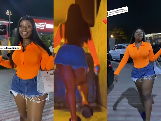 "Abuja, I'm Here To Take Over"- Amarachi Amusi Says, Stuns In Bum Shorts [Video]