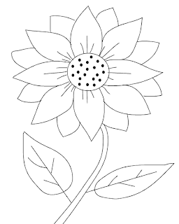 free sunflower coloring pages, flower coloring pages