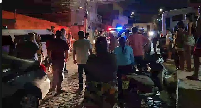 CÂMERA DE SEGURANÇA FLAGRA MOMENTO EM QUE SUBTENENTE DO CORPO DE BOMBEIROS É BALEADO EM CARUARU