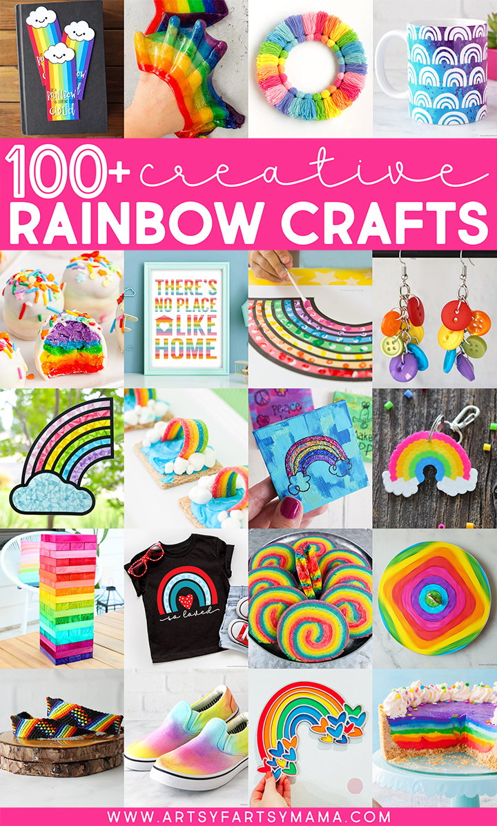 100+ Creative Rainbow Crafts