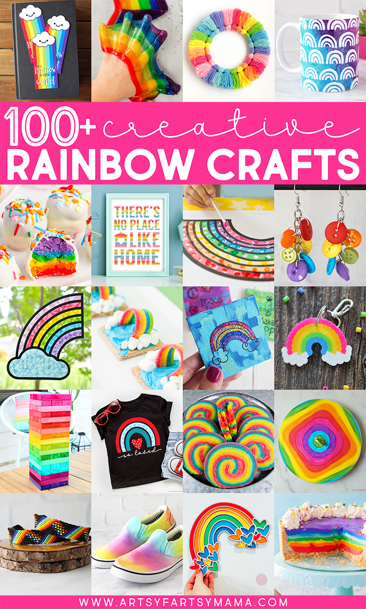 DIY Rainbow Pencil Holder - Crafting Cheerfully