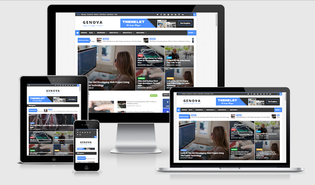 Genova v2.3 - News & Magazine Responsive Blogger Template