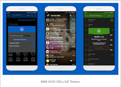 Download BBM MOD DELUXE v1.0.0 Base [3.3.2.31] Apk Terbaru