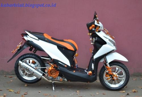 Gambar Modifikasi Motor Honda Beat FI Velg 17 Velg 14